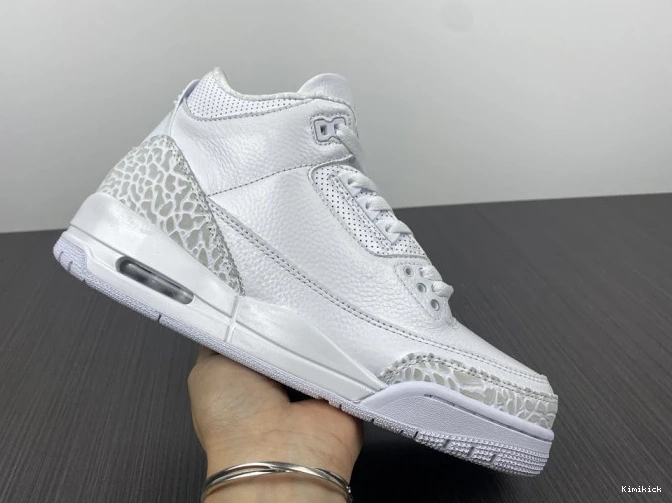 Air Retro 3 952 Jordan White' 'Triple GoodFit PS 429487- 0619